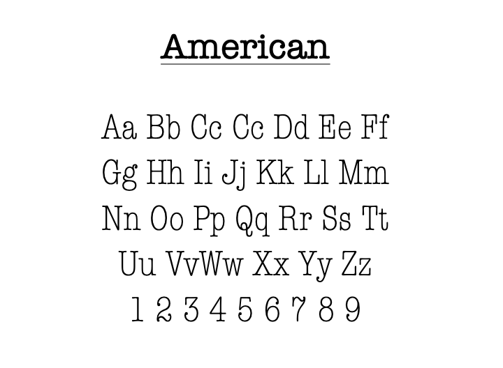 Personalisierte Holzperle - Buchenholz - Schriftart "American" - 12 bis 30mm