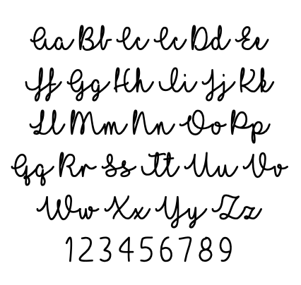 Personalisierte Herzperle - Buchenholz - Schriftart "Glitter" - BahaeDesigns