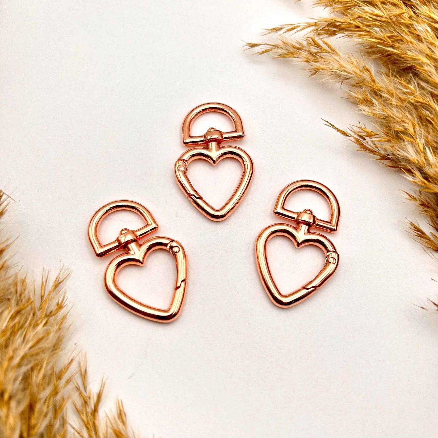 Karabiner - Herz - 46mm x 27mm