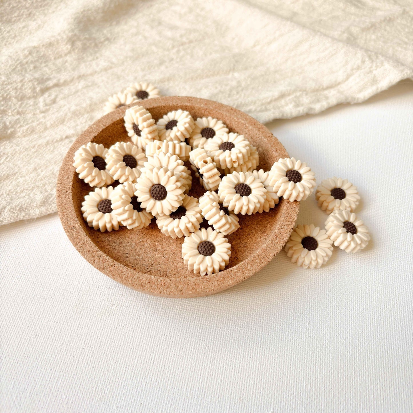 Silikonperle – Blume – 20 und 30mm