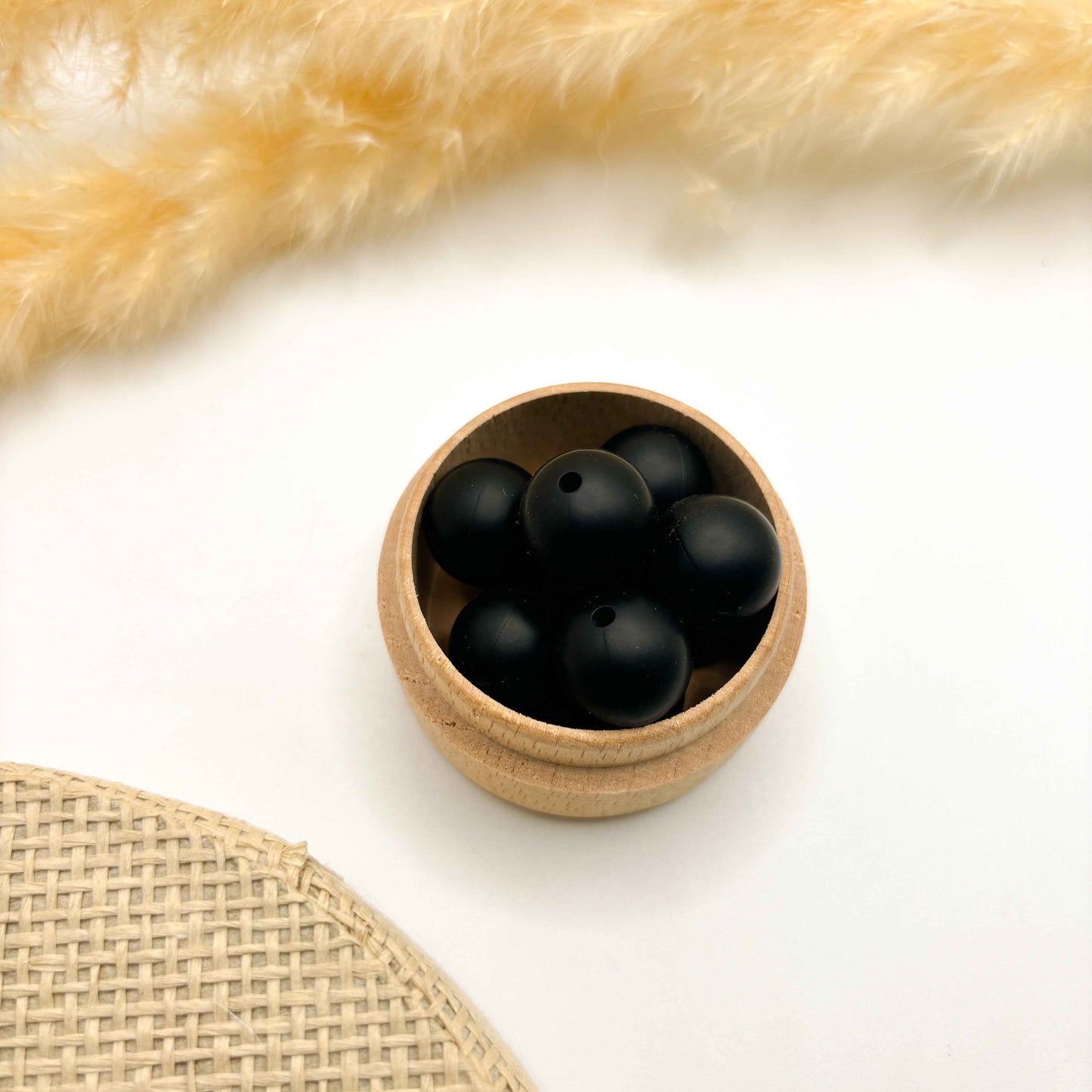 Silikonperle - Rund - 15mm