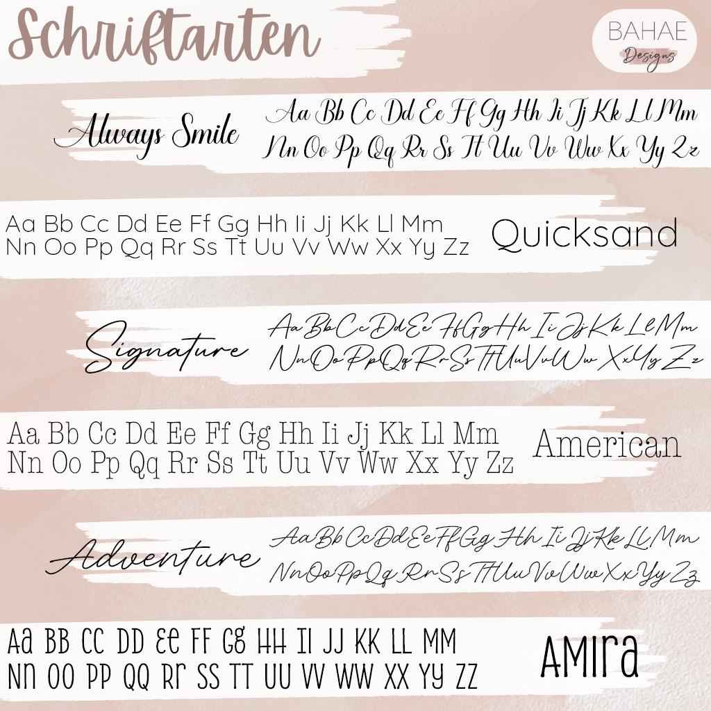 Personalisierte Holzperlen - Mama/Papa/.. mit Herz - Buchenholz - 12-30mm