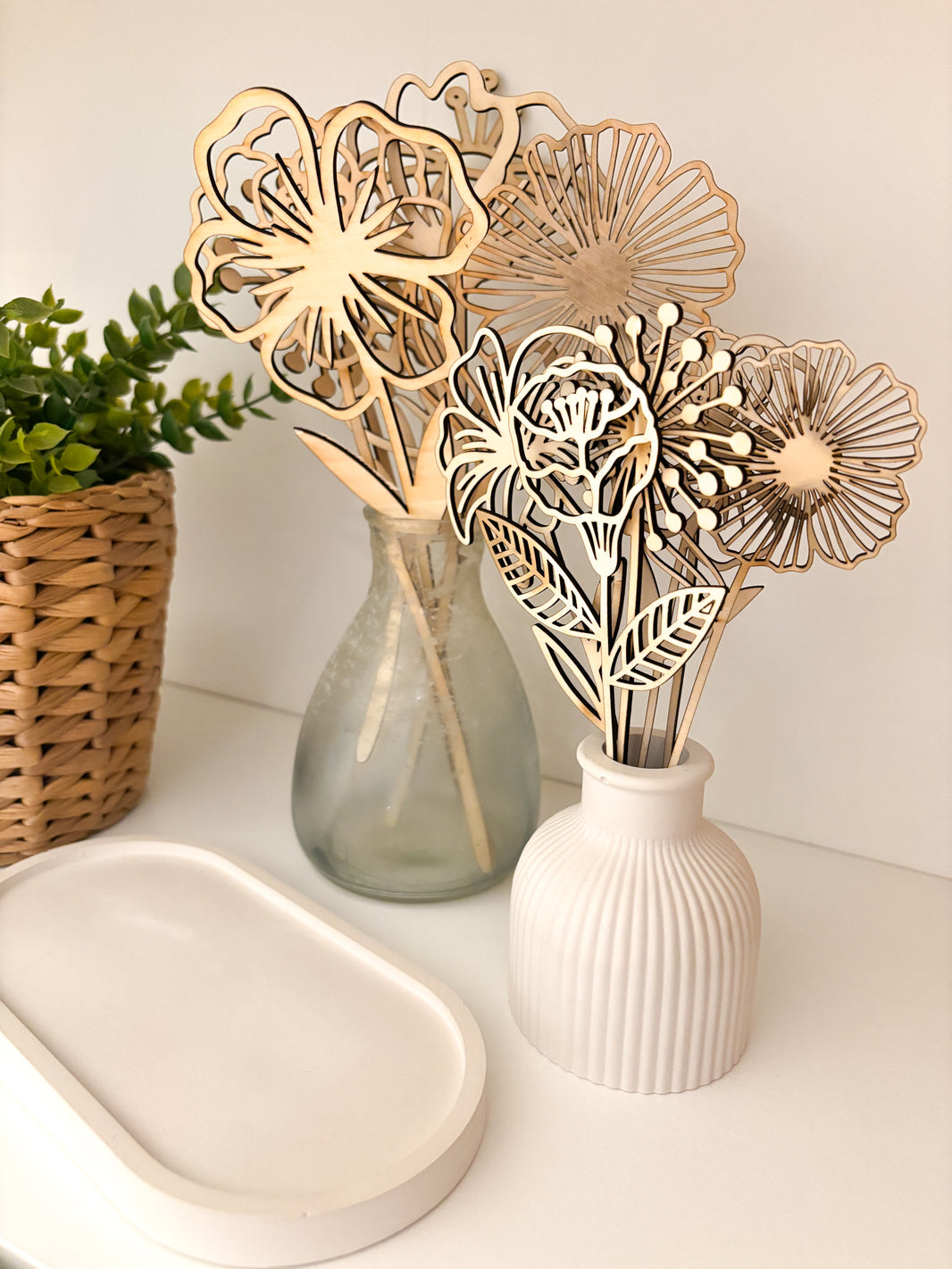 Blumenstrauß aus Holz