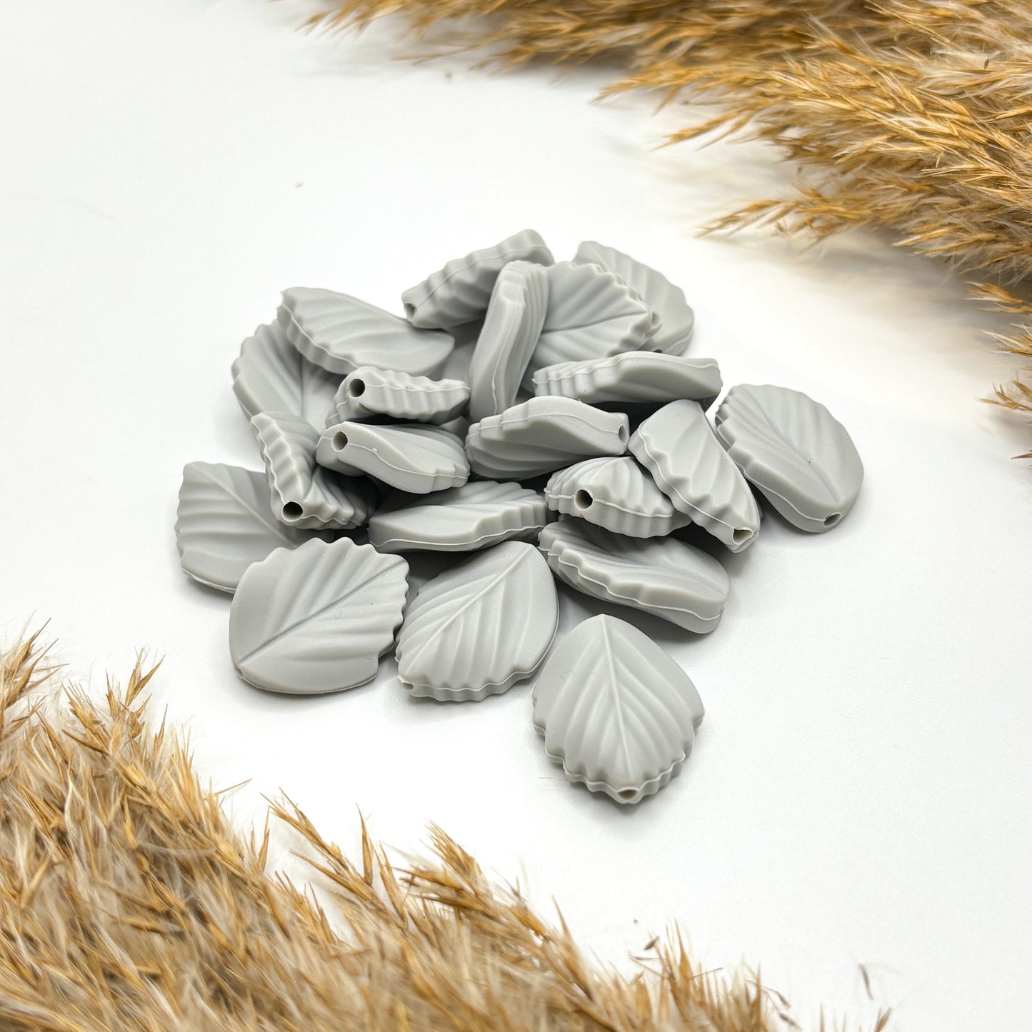 Silikonperle "Blatt"