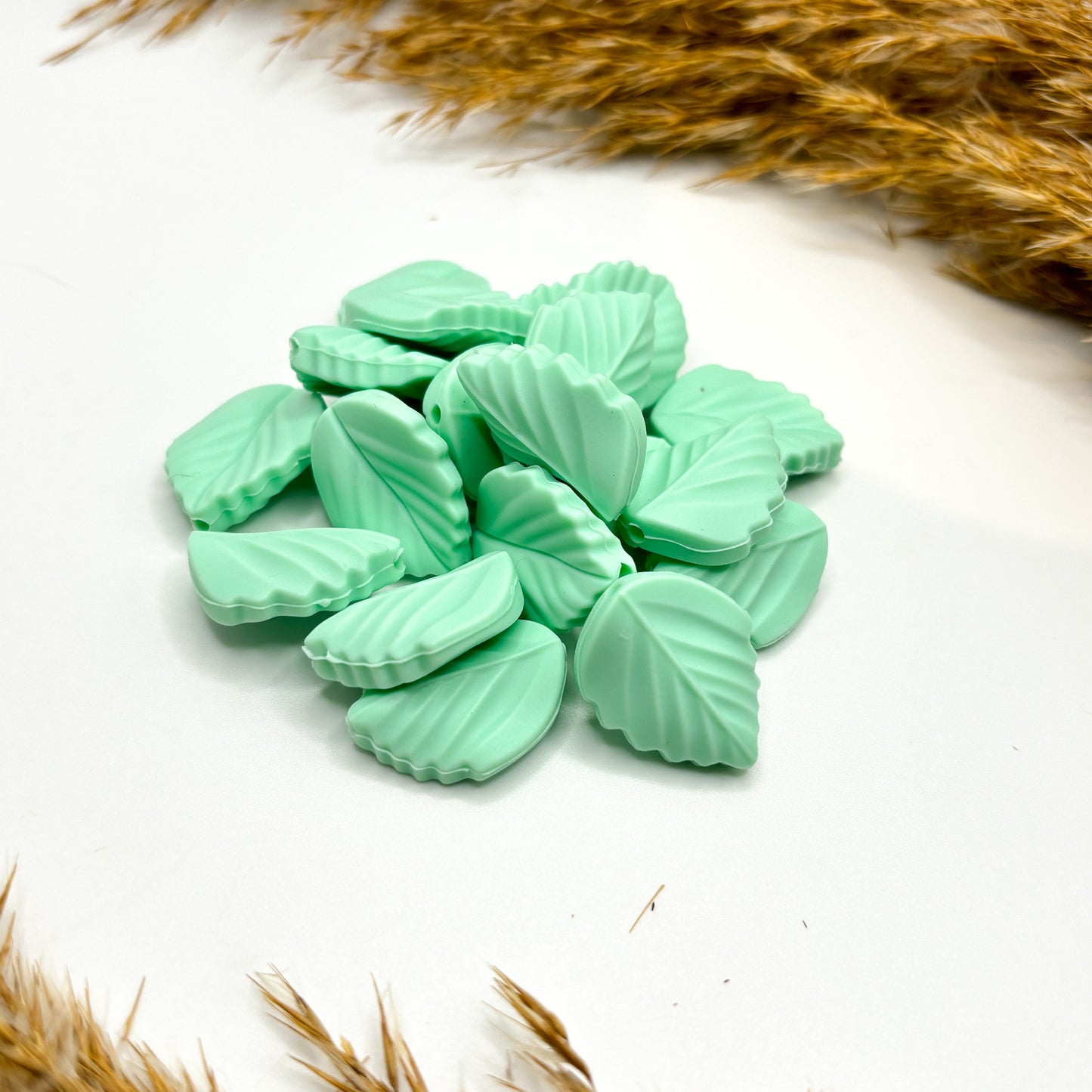 Silikonperle "Blatt"