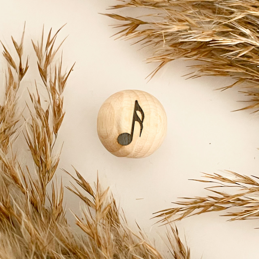 Motivholzperle "Musik"
