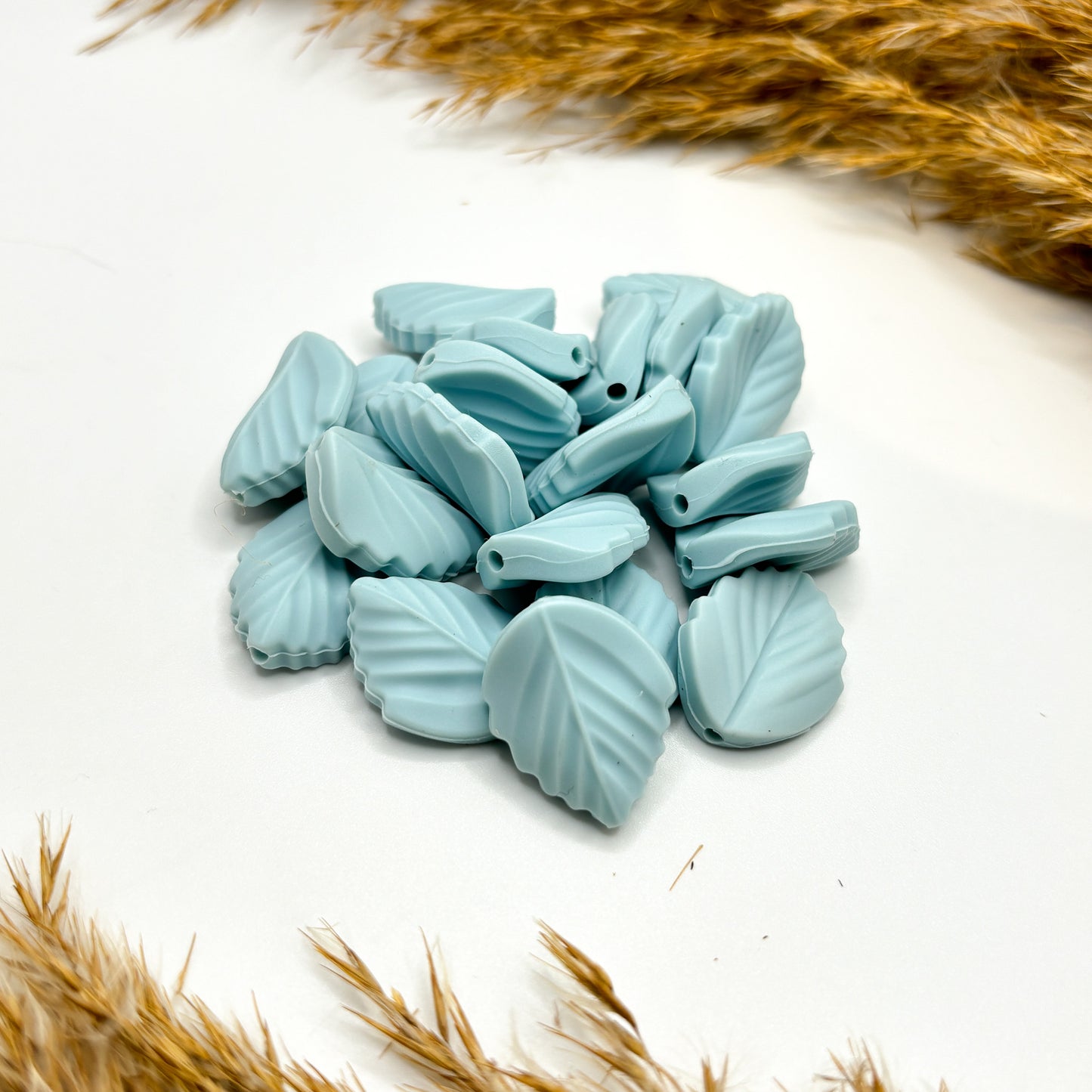 Silikonperle "Blatt"