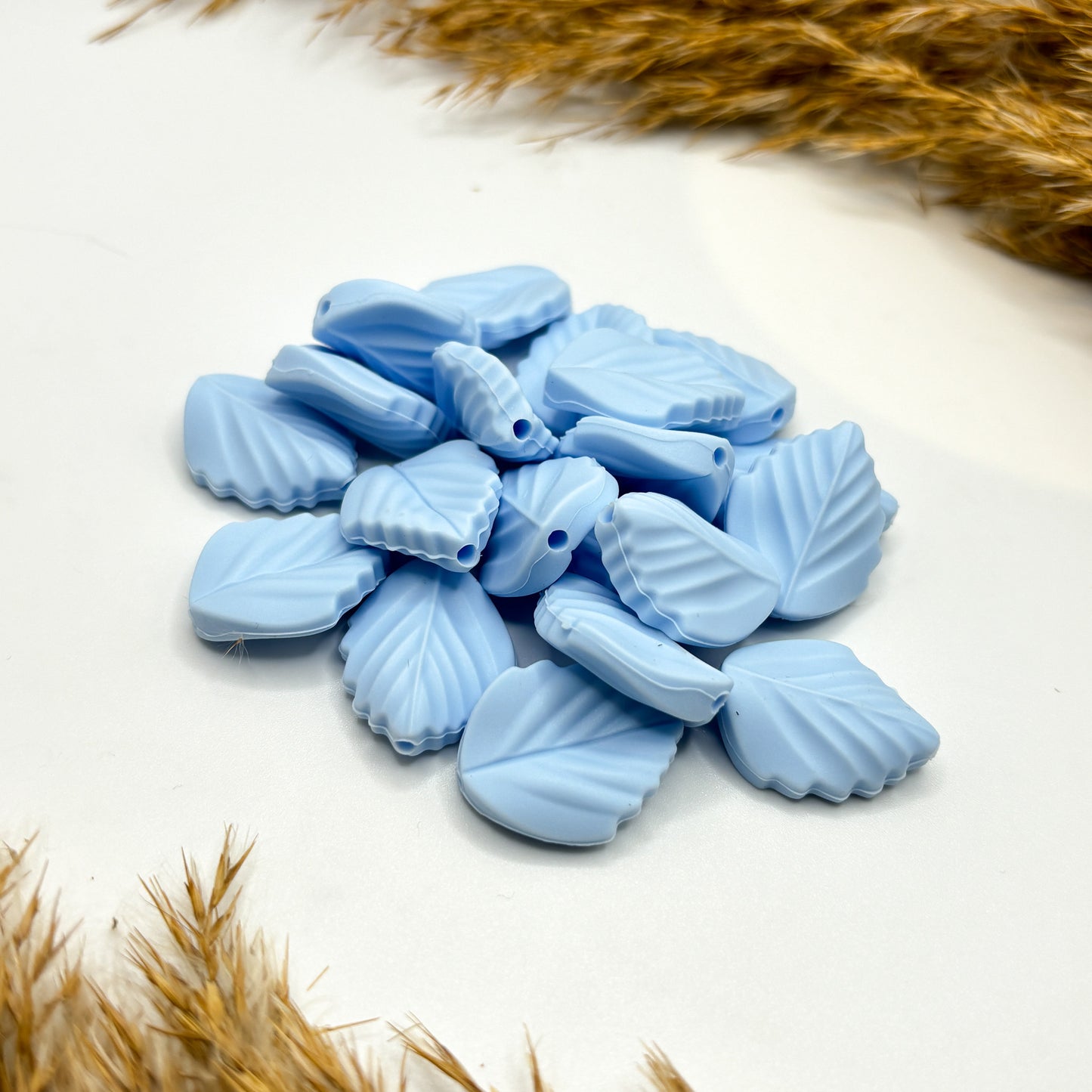 Silikonperle "Blatt"