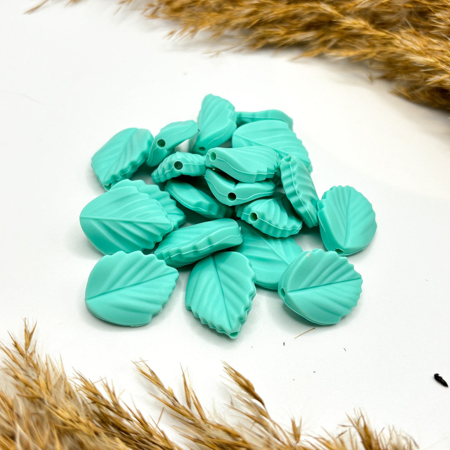 Silikonperle "Blatt"